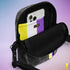 Nonbinary Pride Grunge Stripe Crossbody Bag